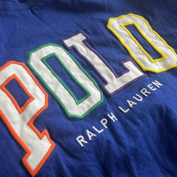 Polo Ralph Lauren Blue Graphic T-Shirt - Picture 5 of 7